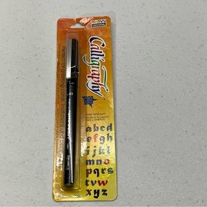 vintage New Marvy Uchida Black 5.0 Point Calligraphy Pen